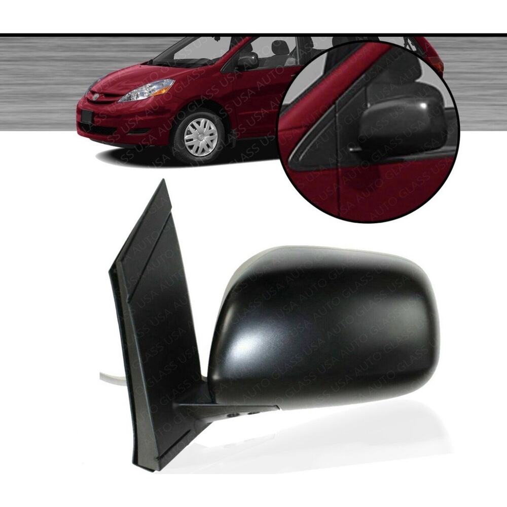 NEW 2004-2009 Toyota Sienna PAIR Power Side Mirrors Set LH RH No Heat No Memry